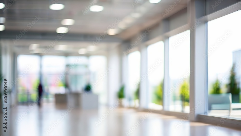 Beautiful Blurred Background of a Modern Office. Made with Generative AI Technology Beautiful Blurred Background of a Modern Office. Made with Generative AI Technology