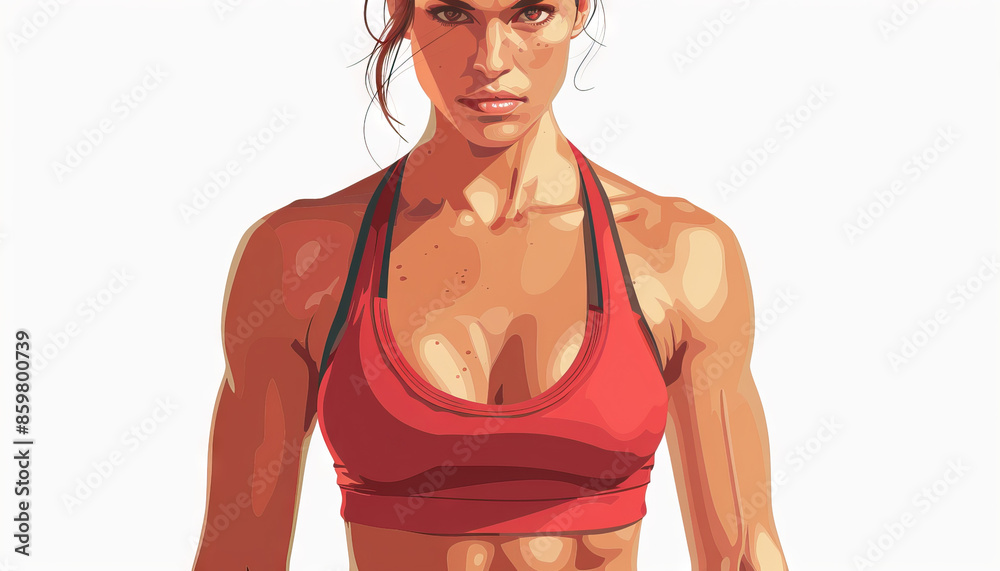 Muscular women are the foundation of physical prowess: Depict a strong, muscular woman standing confidently, symbolizing that muscular women are the foundation of physical strength and ability Muscular women are the foundation of physical prowess: Depict a strong, muscular woman standing confidently, symbolizing that muscular women are the foundation of physical strength and ability