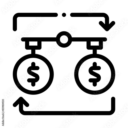 stabilization line icon