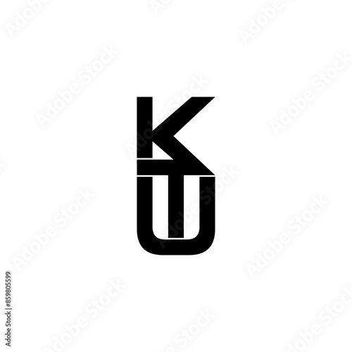 ktu typography letter monogram logo design photo