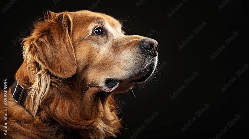 a dog with a dog collar a dog with a dog collar