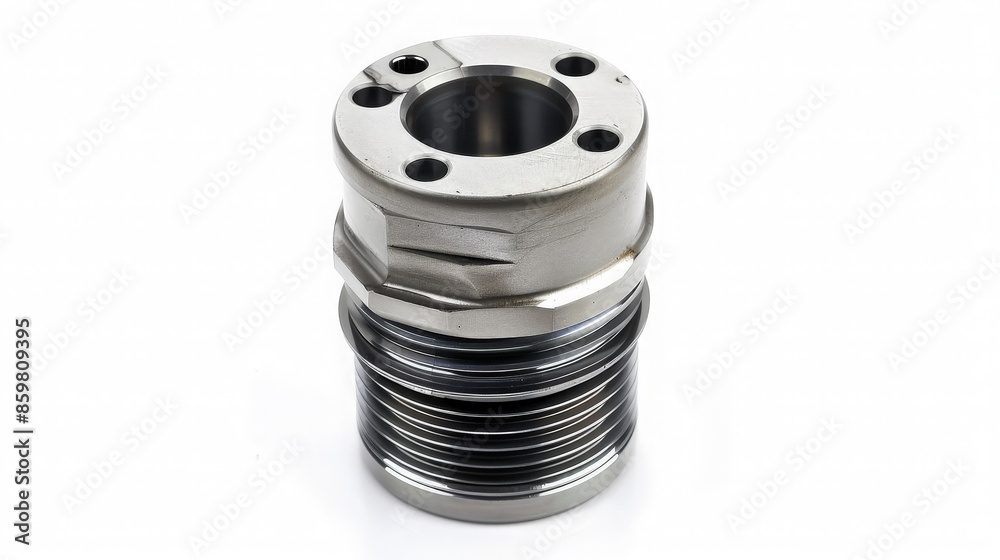Industrial Metal Part with Grooved Bellows Industrial Metal Part with Grooved Bellows
