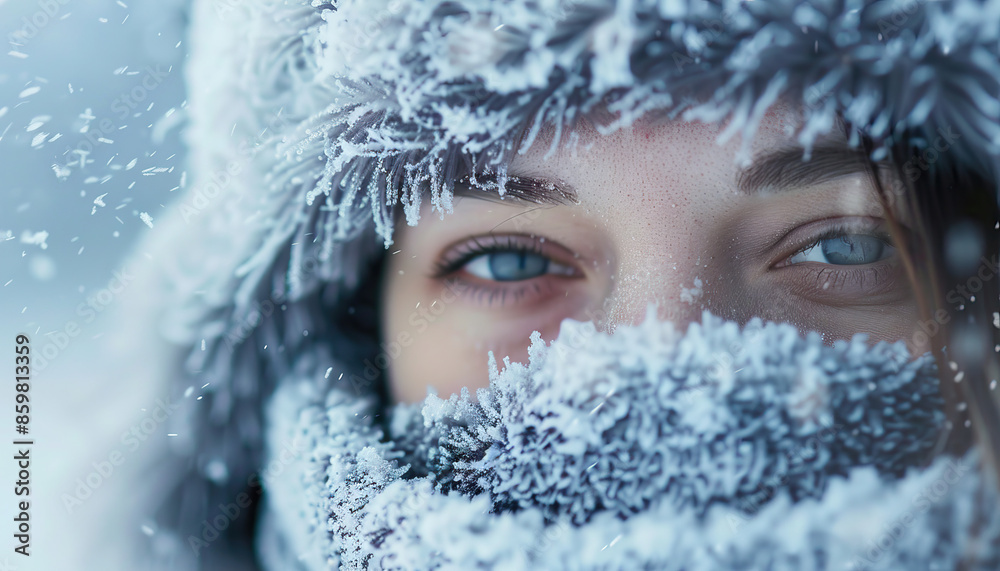 Cold is the numbness that seeps into bones: Visualize a person bundled up against the cold, yet still feeling the chill seeping into their bones, symbolizing the penetrating cold of winter.