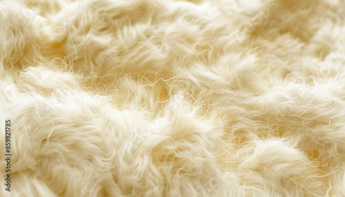 Wool is the warm, fuzzy texture of natural warmth: Depict a close-up of wool, with its warm and fuzzy texture symbolizing natural warmth and insulation.