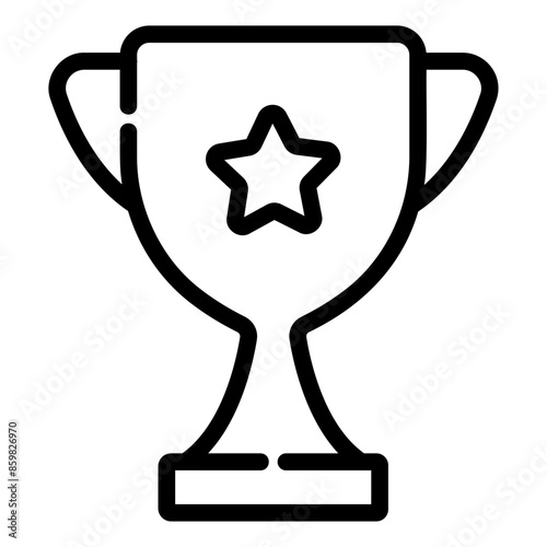 triumph outline icon
