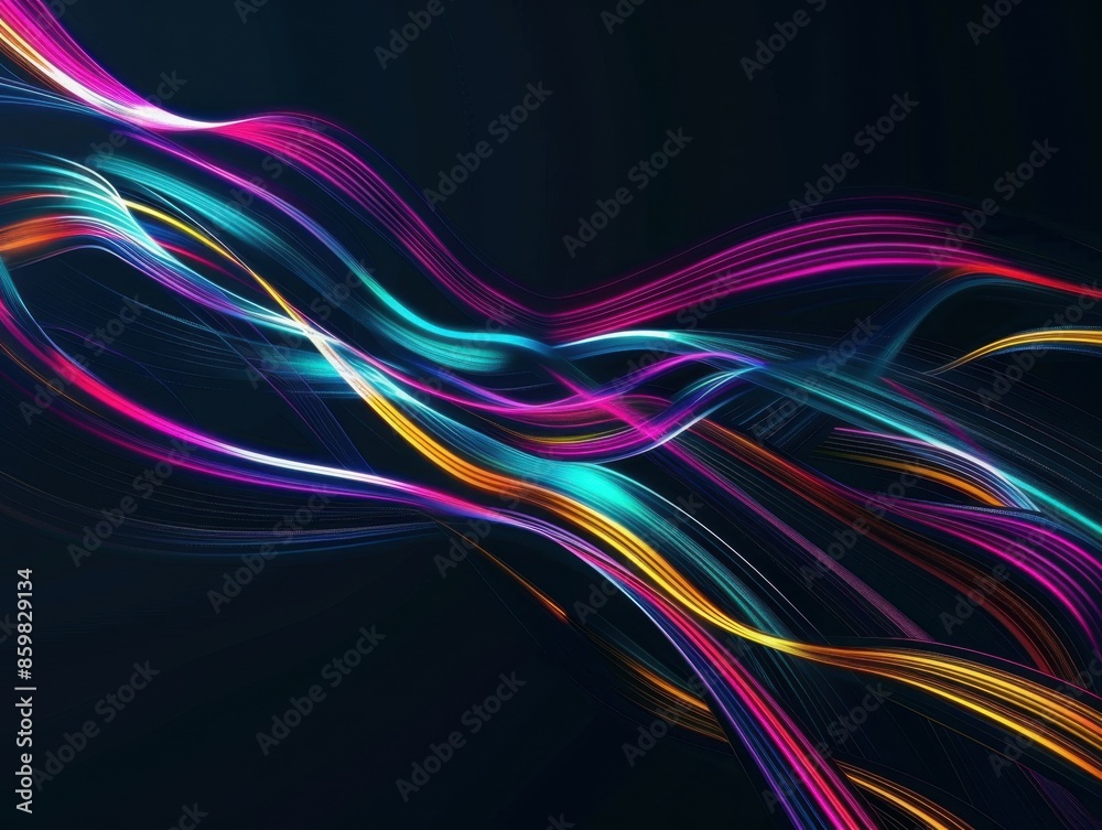 Vibrant Neon Light Streaks: Abstract Digital Art, Dynamic Flow, Colorful Light Trails, Modern Background, High-Resolution Wallpaper, Futuristic Design, Energy Movement, Night Lights Vibrant Neon Light Streaks: Abstract Digital Art, Dynamic Flow, Colorful Light Trails, Modern Background, High-Resolution Wallpaper, Futuristic Design, Energy Movement, Night Lights