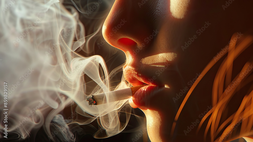 Smoking is the toxic fume that poisons vitality: Depict a person's vitality being poisoned by smoke, symbolizing how smoking can drain energy and vitality. Smoking is the toxic fume that poisons vitality: Depict a person's vitality being poisoned by smoke, symbolizing how smoking can drain energy and vitality.
