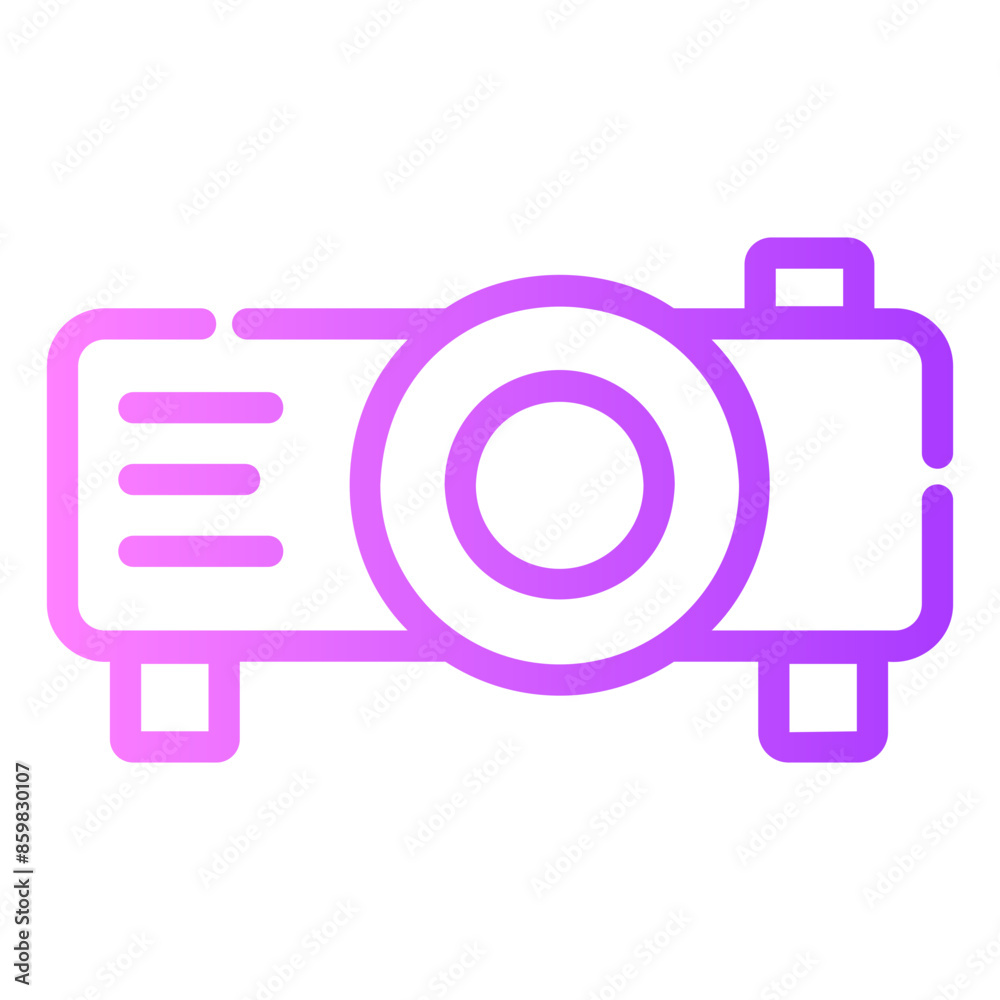projector gradient icon projector gradient icon