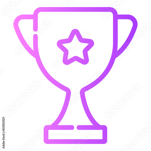 triumph gradient icon