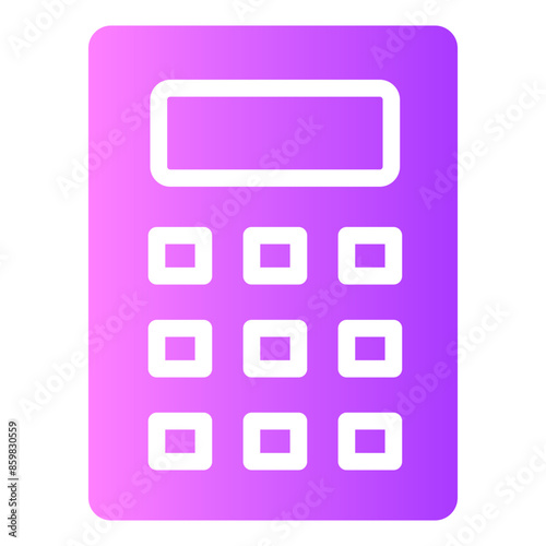 calculator gradient icon