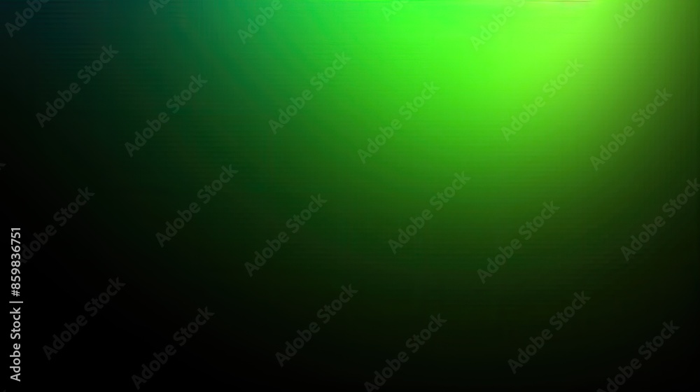 Obraz premium Clean gradient from green to black, perfect for professional backgrounds