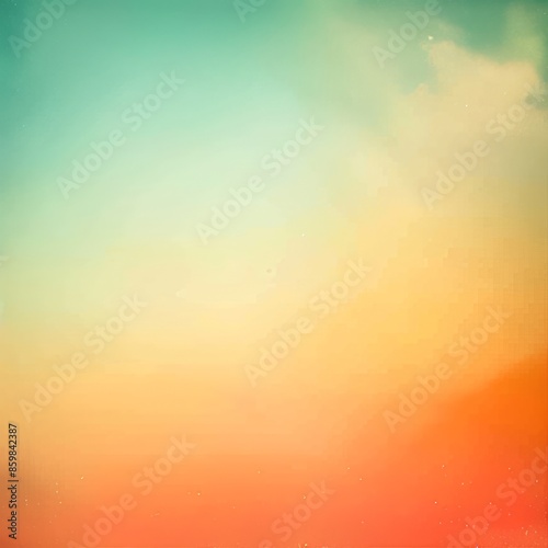 Blurry Sky With Clouds