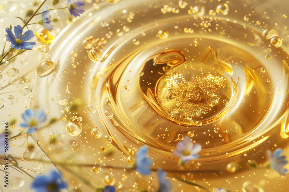 Sparkling Skin Renewal: Magical Gold Flake Potion with Botanical Extracts Sparkling Skin Renewal: Magical Gold Flake Potion with Botanical Extracts