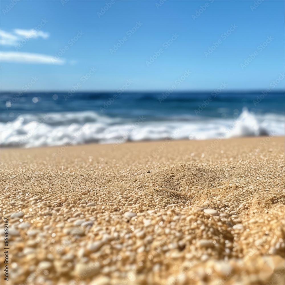 Close Up of Sand and Water on a Beach Close Up of Sand and Water on a Beach