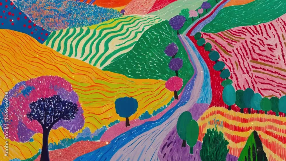 Impressionist Abstract Landscape Views