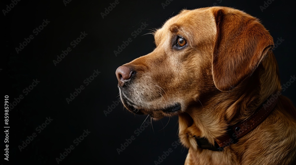 a dog with a dog collar a dog with a dog collar