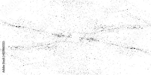 Worn black grunge texture. Dark grainy texture on white background. Dust overlay textured. Grain noise particles. Torn graininess pattern. Subtle halftone grunge urban texture vector.