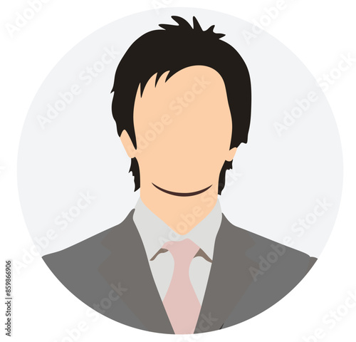 Portraits and avatars of businessman