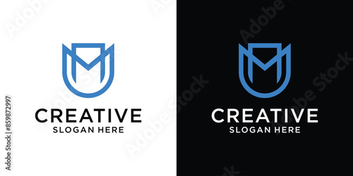 Creative initial letter logo design