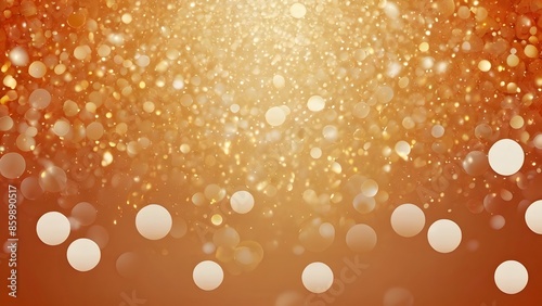 A smooth orange gradient background transitioning from a deep, rich orange at the bottom to a lighter, softer orange at the top with shimmering gold overlay that blends harmoniously with the gradient