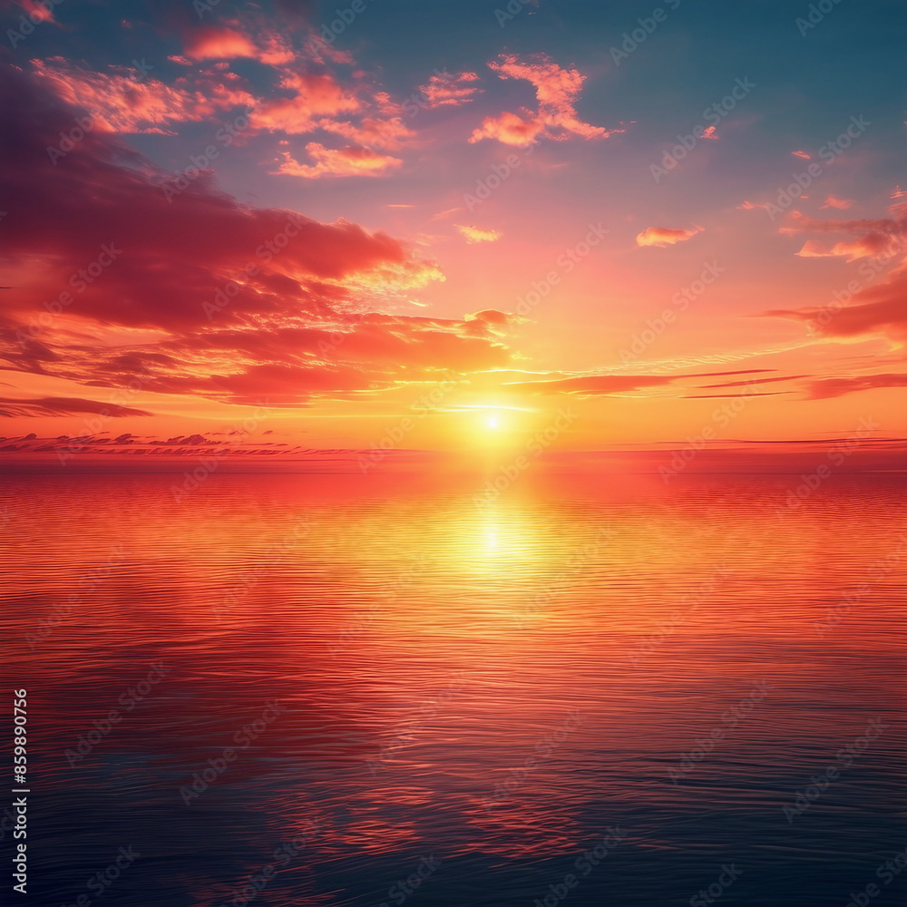 beautiful sunset scenery illustration background beautiful sunset scenery illustration background