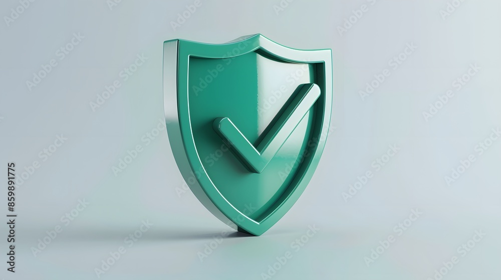 cartoon 3d Icon safety shield check mark perspective . Green symbol security safety icon. Checkmark in minimalistic style. 3d vector illustration. white background cartoon 3d Icon safety shield check mark perspective . Green symbol security safety icon. Checkmark in minimalistic style. 3d vector illustration. white background