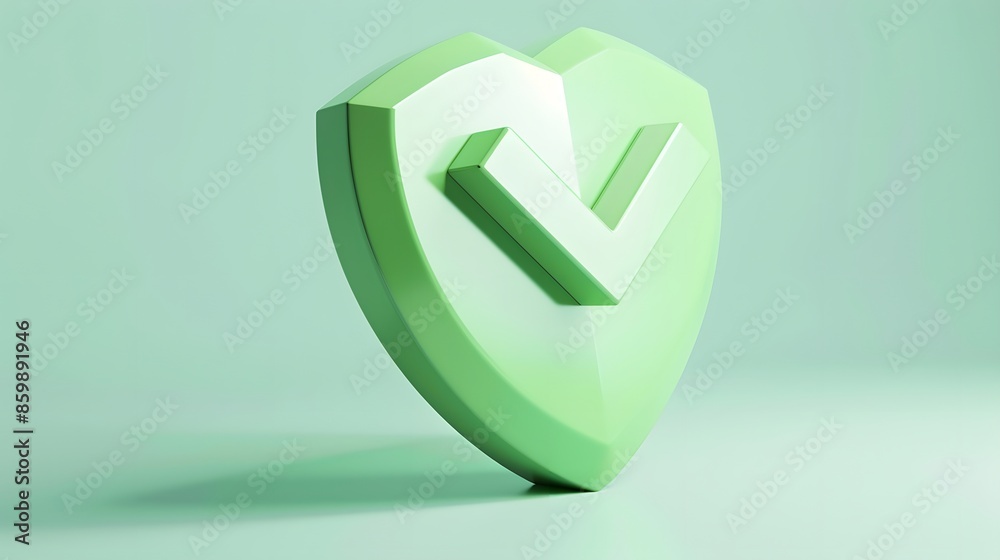 cartoon 3d Icon safety shield check mark perspective . Green symbol security safety icon. Checkmark in minimalistic style. 3d vector illustration. white background cartoon 3d Icon safety shield check mark perspective . Green symbol security safety icon. Checkmark in minimalistic style. 3d vector illustration. white background