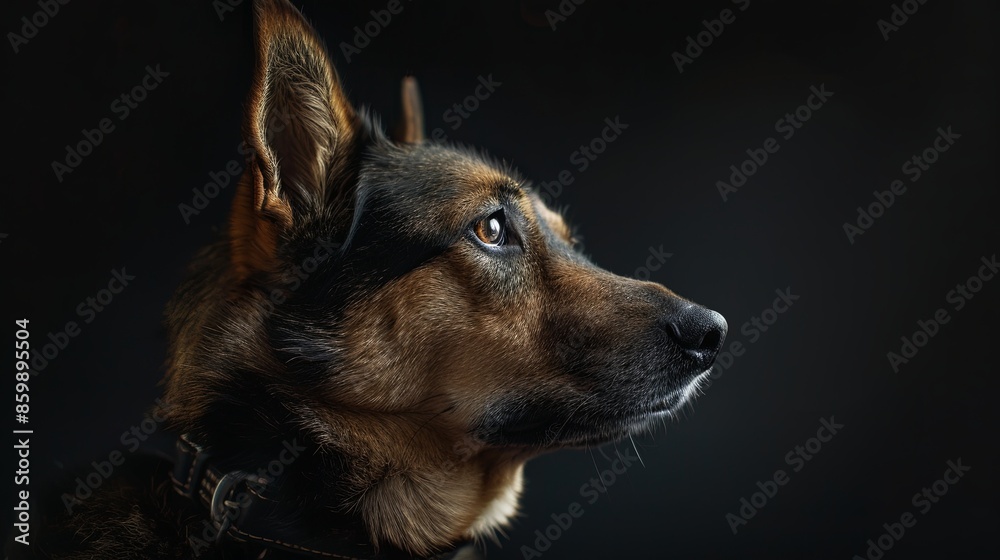 a dog with a dog collar a dog with a dog collar