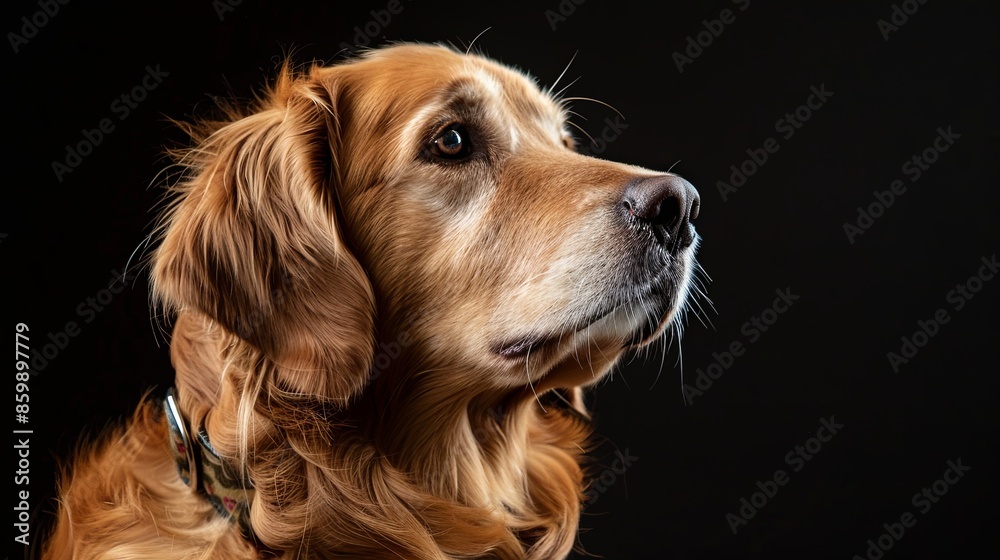 a dog with a dog collar a dog with a dog collar