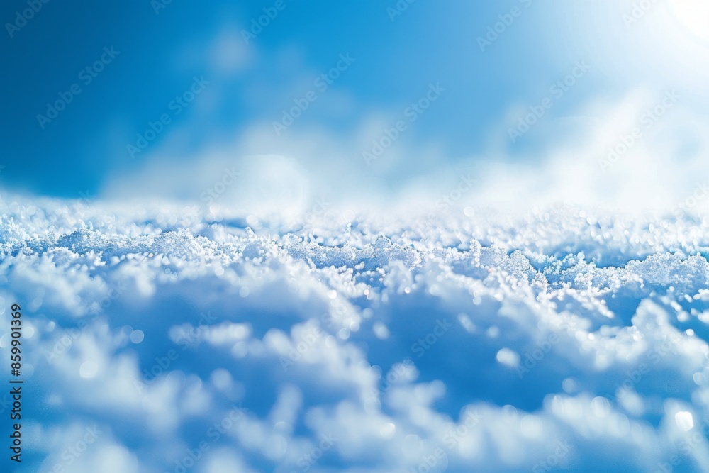 Captivating macro photography of snow against the sky Captivating macro photography of snow against the sky