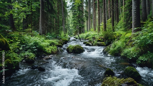 Forests play a crucial role in maintaining water cycles, with their vegetation helping to regulate the flow and quality of freshwater sources.