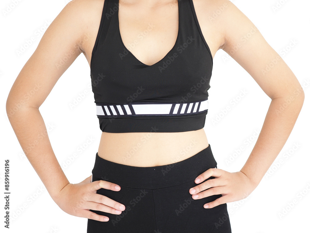 Young woman with perfect body shape. Health care and beauty concept.