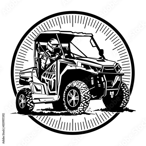 utv illustration design vector art