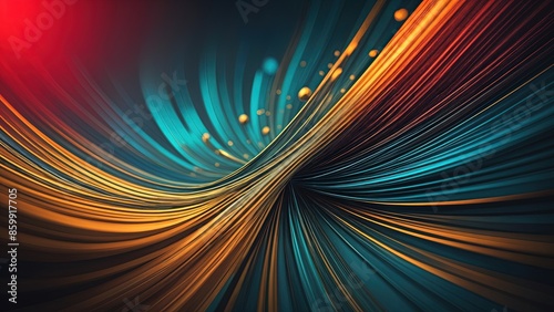 Colorful AI Abstract Background - Landscape