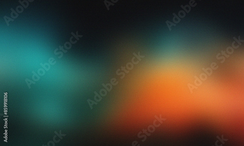 space color gradient rough abstract background , grainy noise grungy texture shine bright light and glow