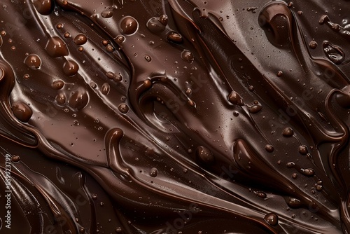 chocolate brown color iquid drink texture background. Generative ai
