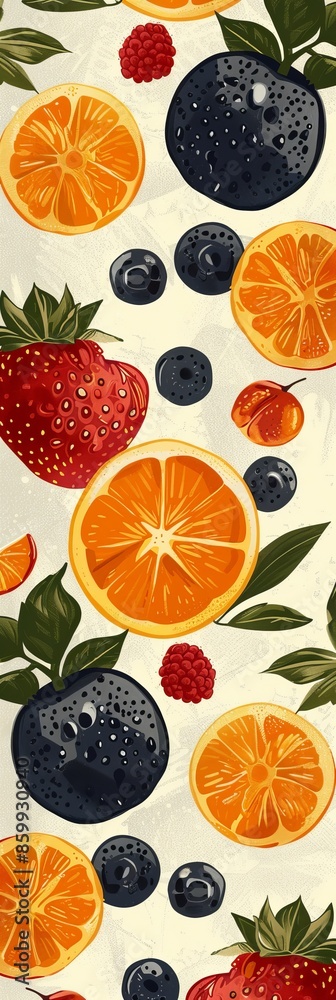 Elegant Abstract Fruit Background Elegant Abstract Fruit Background