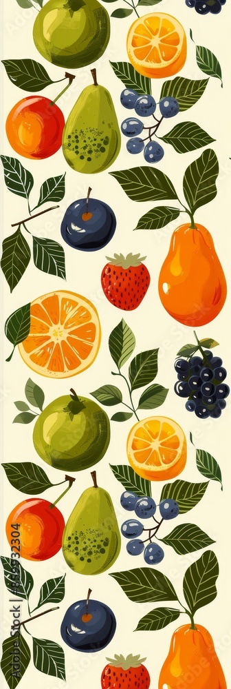 Abstract Fruit Pattern Abstract Fruit Pattern