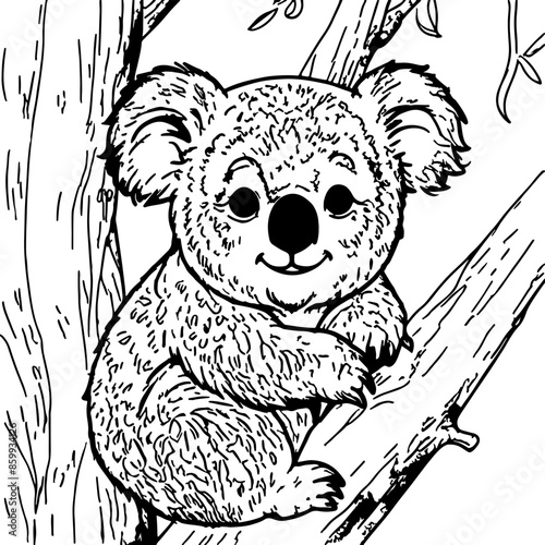coloring book, panda, cartoon, animal, bear, illustration, coloring, vector, bamboo, forest, fairytale, drawing, cute, nature, children, tale, wildlife, china, fairy tale, toy, fairy-tale, funny, clip