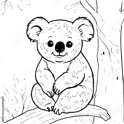 coloring book, panda, cartoon, animal, bear, illustration, coloring, vector, bamboo, forest, fairytale, drawing, cute, nature, children, tale, wildlife, china, fairy tale, toy, fairy-tale, funny, clip