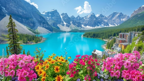 stunning views of the landscape, national parks, Canada.