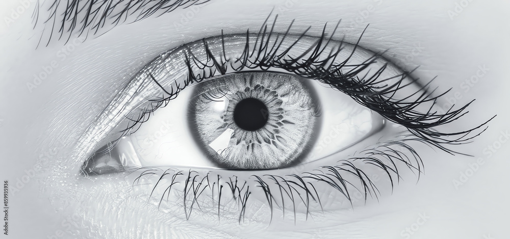 Obraz premium woman eye, AI generated