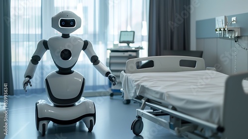 Ai based assistant robot serving in hospital room