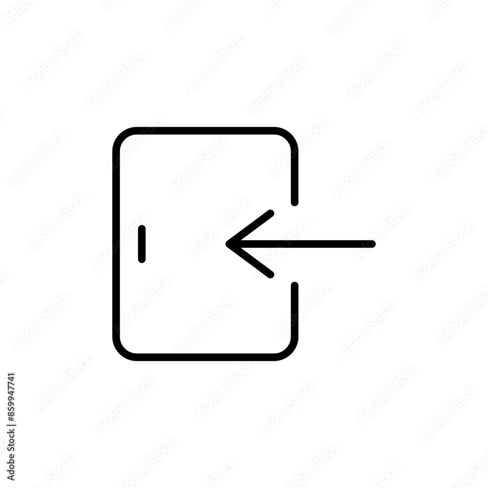 Sign Out Icon Perfect for Logging Out and Exiting Applications Sign Out Icon Perfect for Logging Out and Exiting Applications