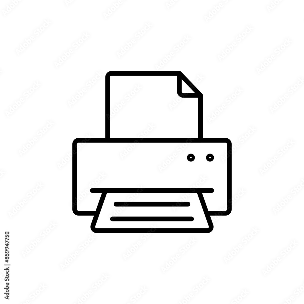 Print Document Icon Ideal for Printing and Office Tasks Print Document Icon Ideal for Printing and Office Tasks