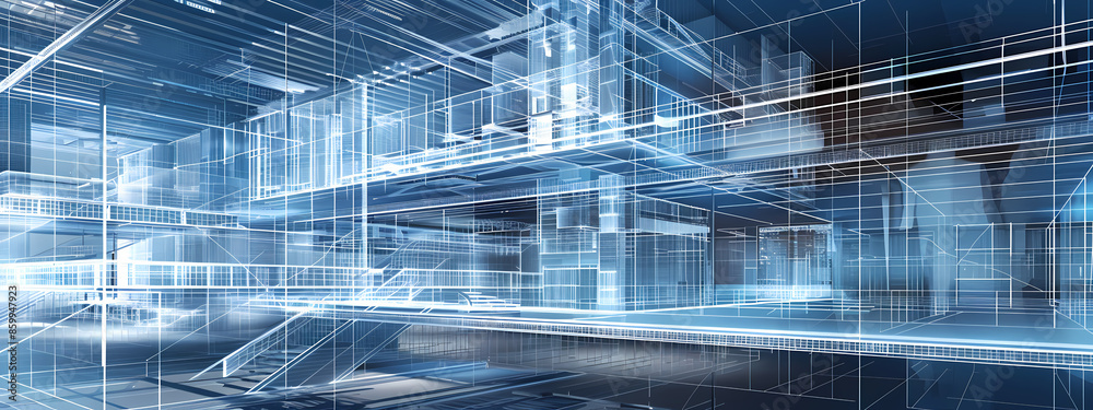 Obraz premium Advanced Building Design Visualization