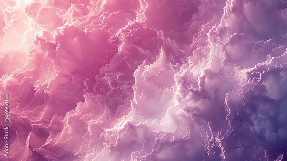 Fototapeta premium Abstract pink and purple cloud pattern background.