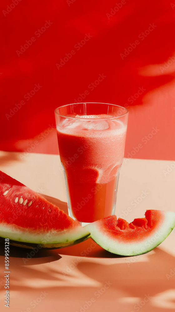 Watermelon Shake and Slices on Brown Surface
Watermelon Shake and Slices on Brown Surface