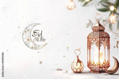 Eid al-Fitr celebration marking end of Ramadan, featuring colorful decorations and joyful gatherings.
Festive Eid al-Fitr scene with people celebrating the end of Ramadan Generative AI