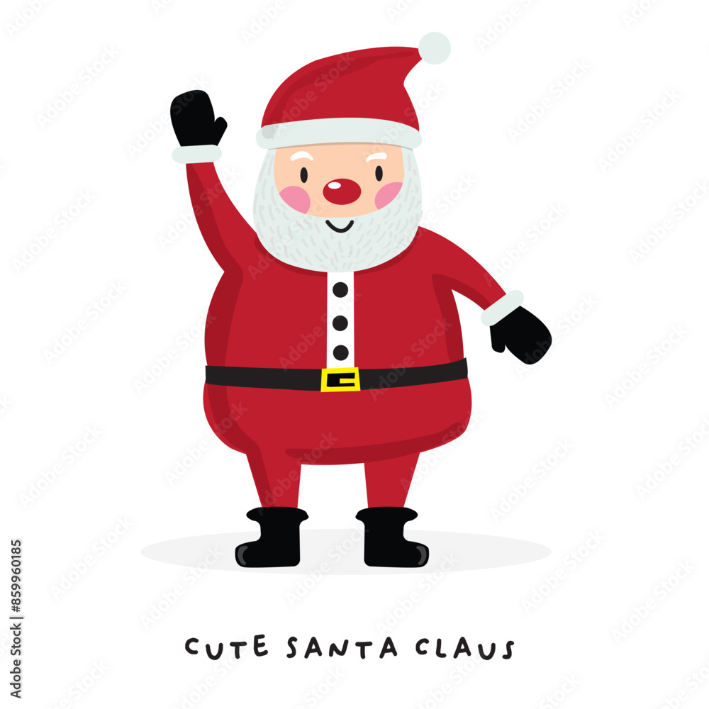 cute Santa Claus cartoon doodle in christmas day ,cute doodle cute Santa Claus cartoon doodle in christmas day ,cute doodle